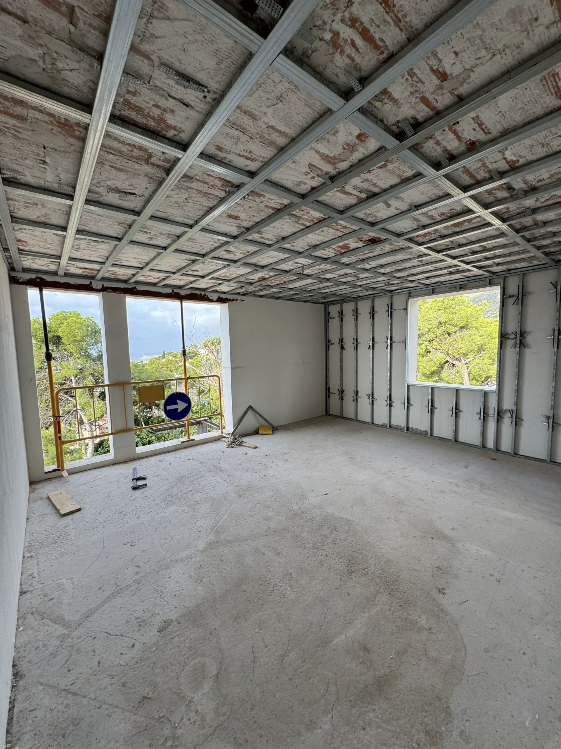 Drywall and interior installation phase