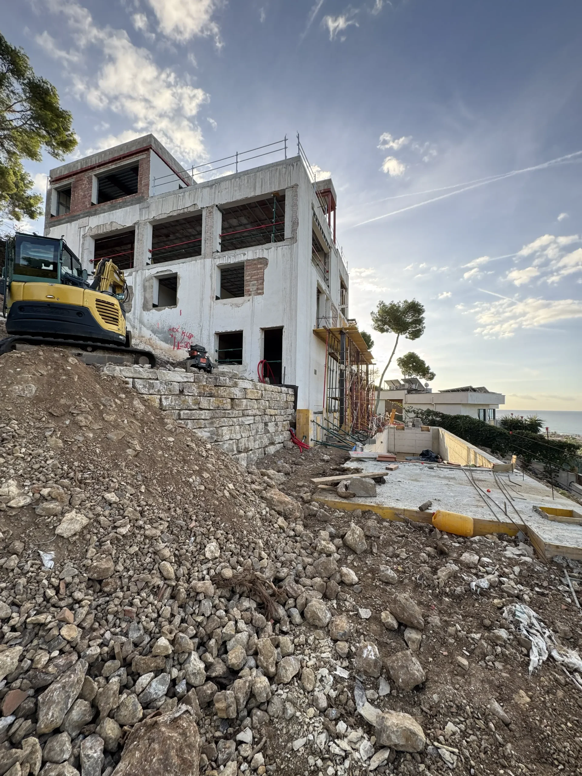 Existing property opened up for a coordinated design and build renovation