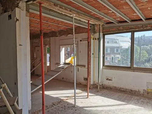 Pedralbes barcelona renovation – derribos y apeos foto  005