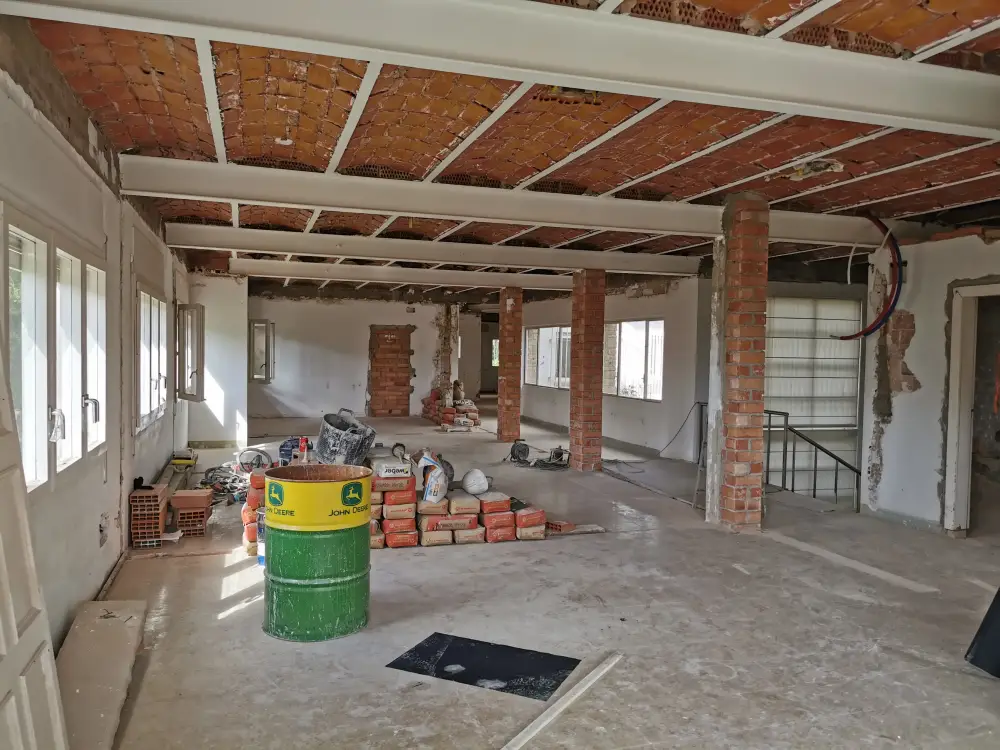 Pedralbes barcelona renovation – derribos y apeos foto  007