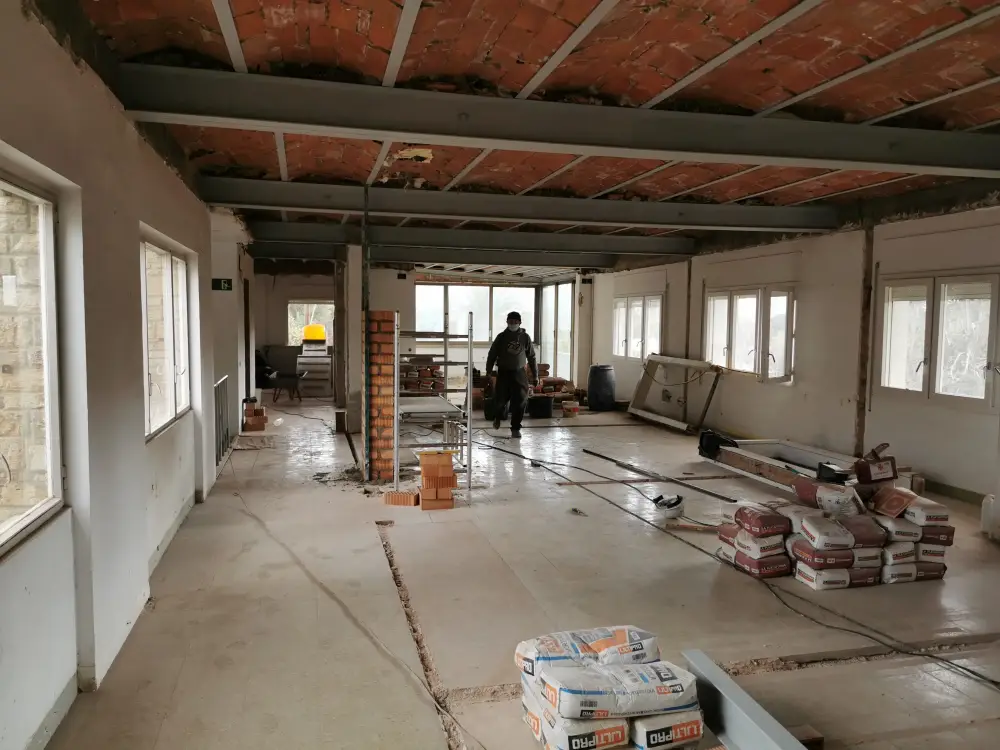 Pedralbes barcelona renovation – derribos y apeos foto  010