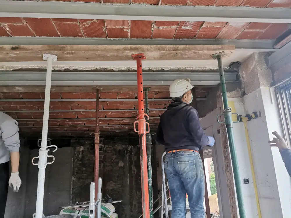 Pedralbes barcelona renovation – derribos y apeos foto  012