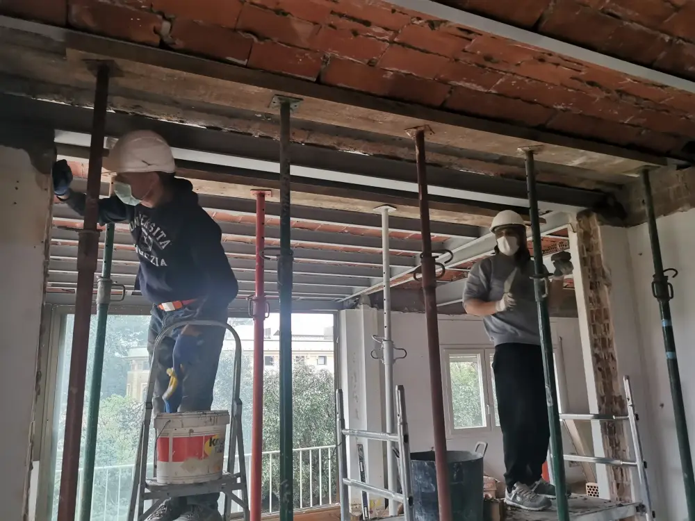 Pedralbes barcelona renovation – derribos y apeos foto  013