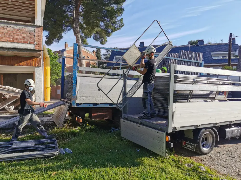 Pedralbes barcelona renovation – inicio trabajos en fachada 002
