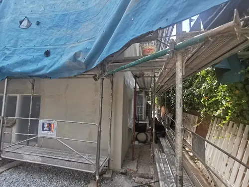 Pedralbes barcelona renovation – instalaciones fachada proceso  002