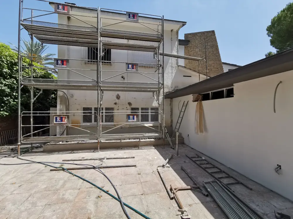 Pedralbes barcelona renovation – instalaciones fachada proceso  003