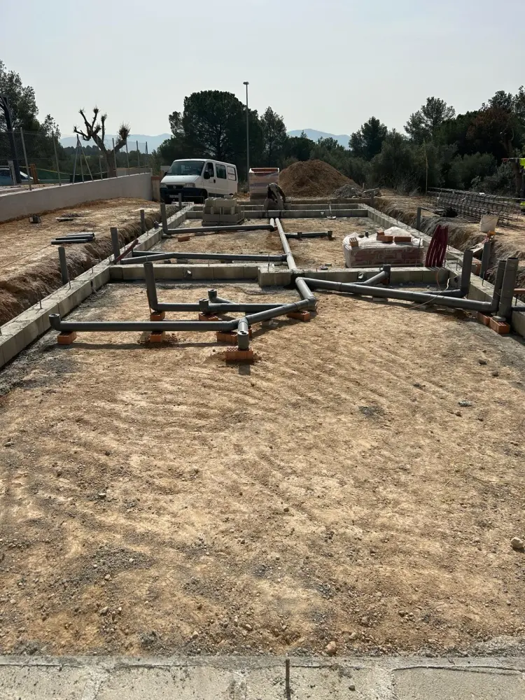 Drainage and sewerage installation coordination