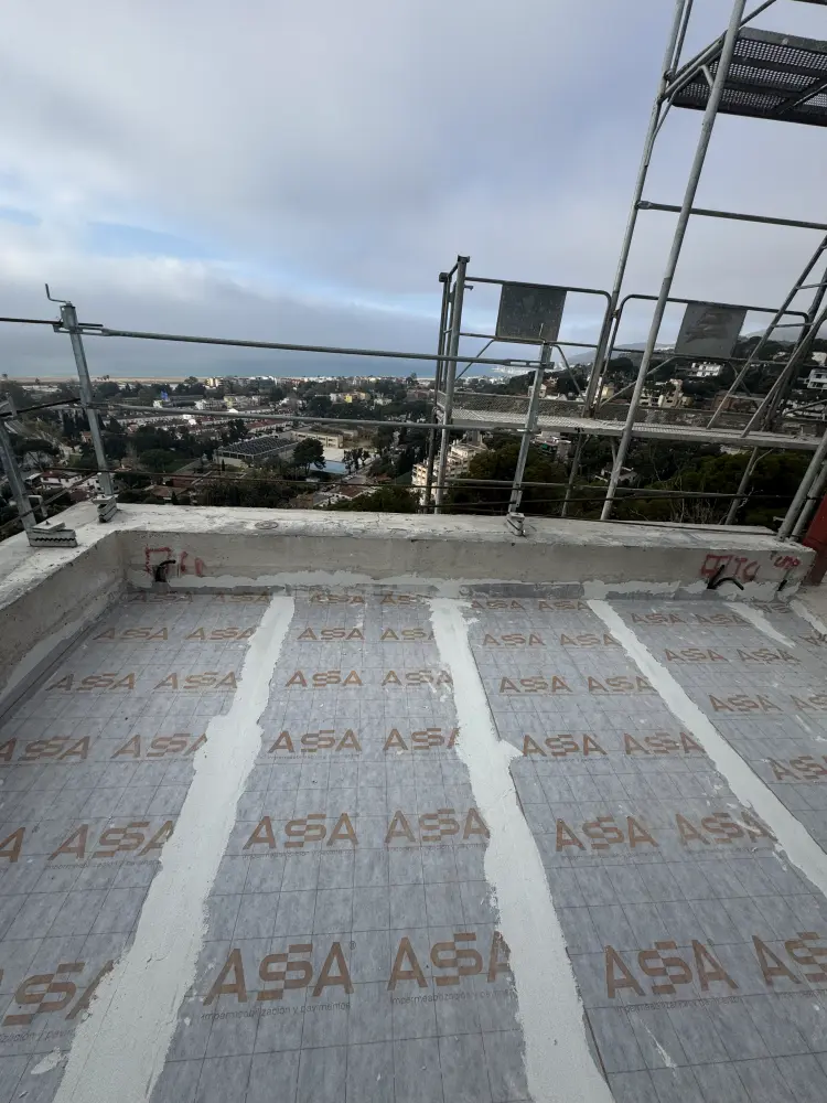 Waterproofing quality control before exterior finishes