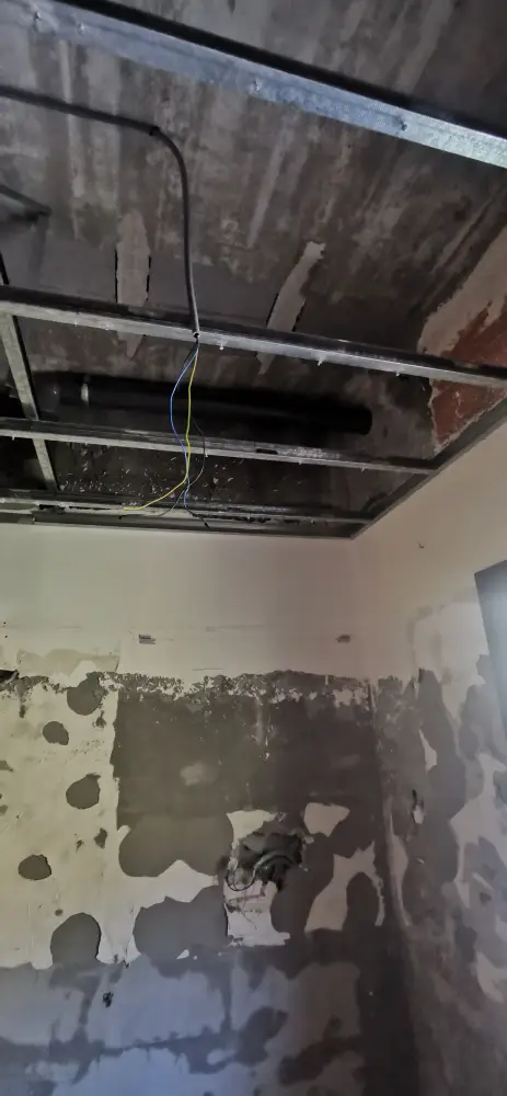 Interior demolition during a Coste Casa renovation in Quintmar Sitges